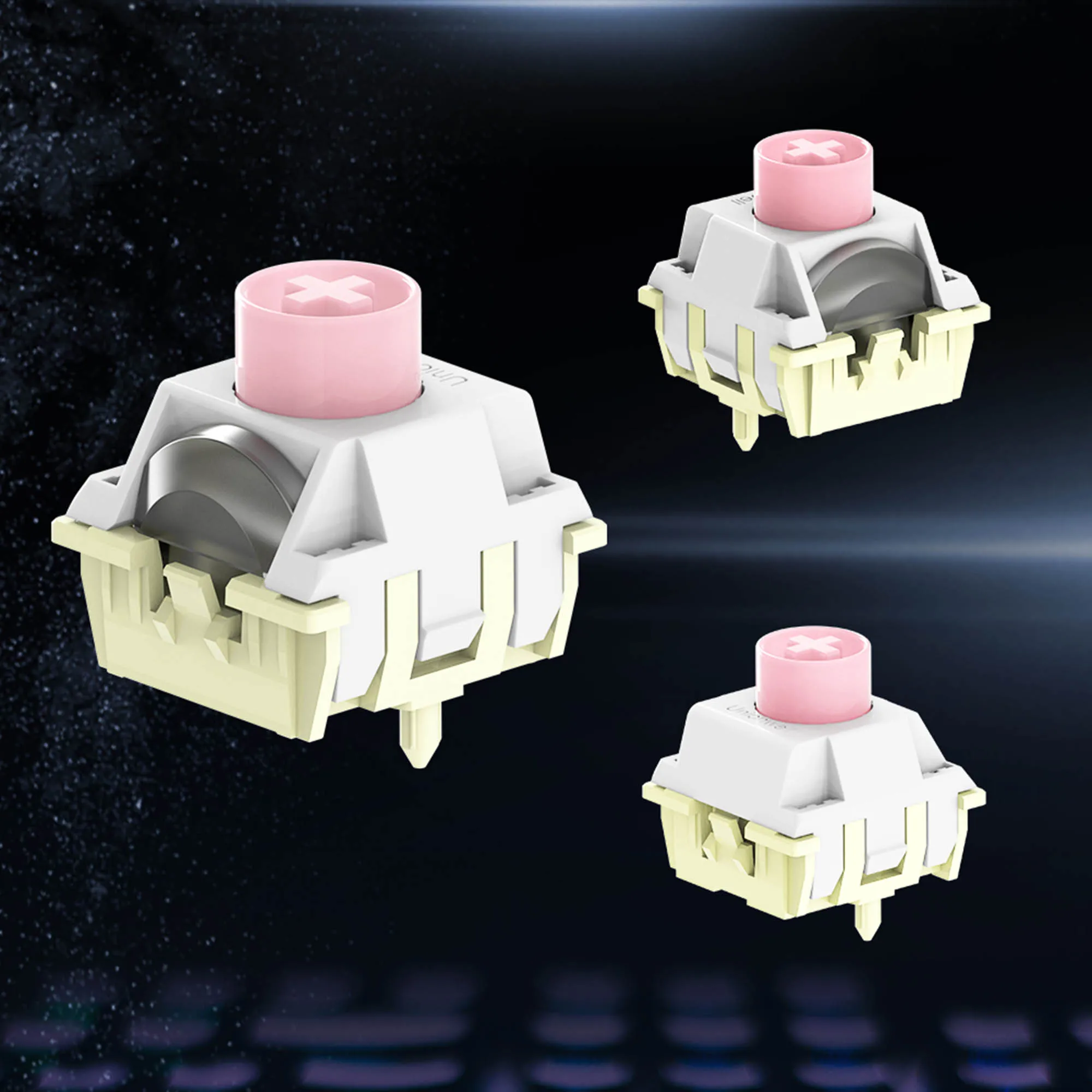 Unionwell Ultra Magnetic Switch Pro+ Linear للوحة المفاتيح الميكانيكية المغناطيسية Pre Lubed POM