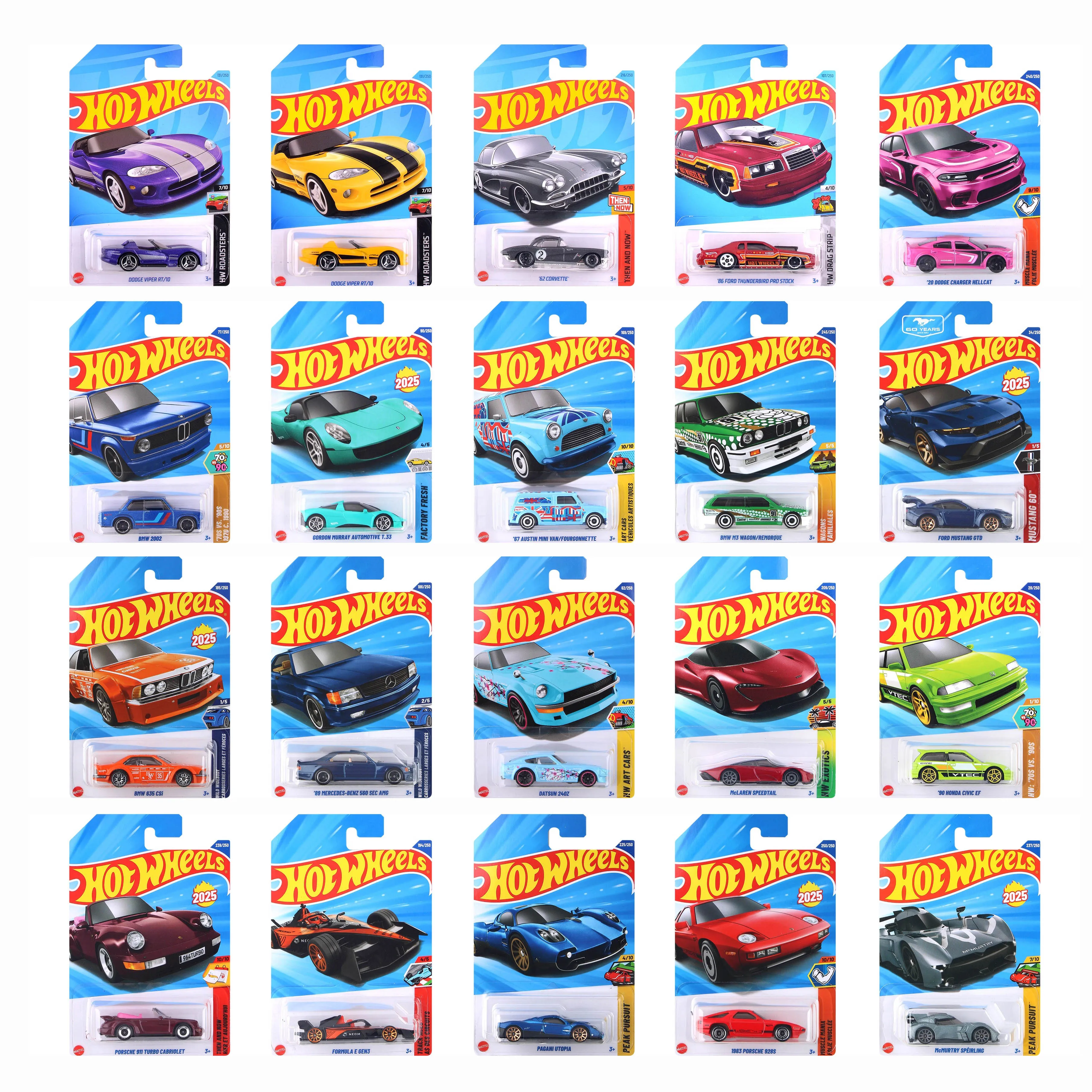 Hot Wheels Collect Toys Cars for Kids Mattel Red Bull Supercar Lamborghini Bugatti Porsche Tesla Easy Model Hotwheels Boys Gifts