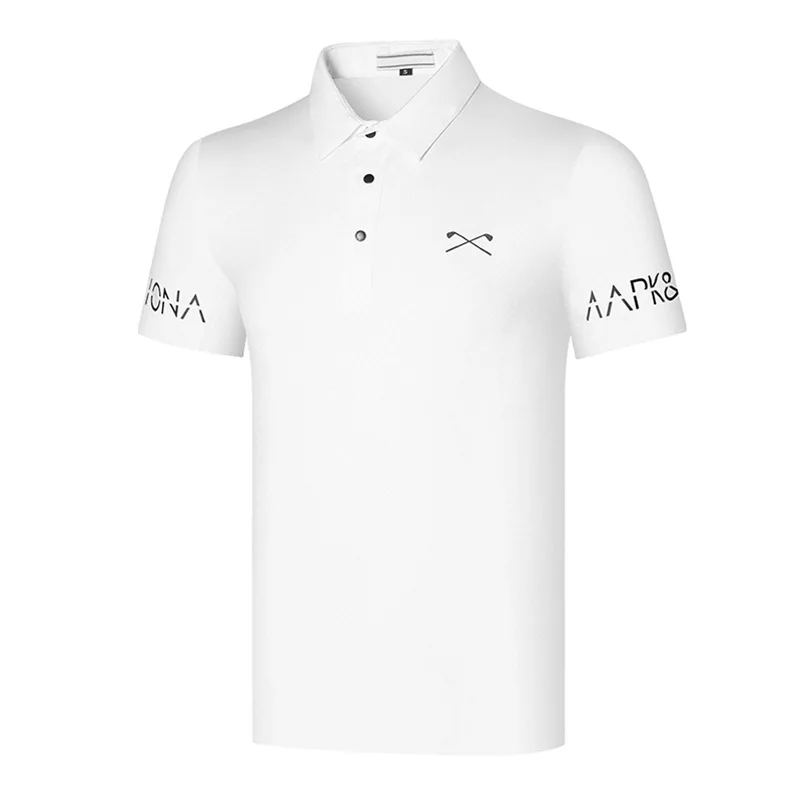 Golf Men's Polo Shirt Summer New Product Outdoor Quick drying Sports Shirt Breathable and Versatile Men's Short sleeved T-shirt