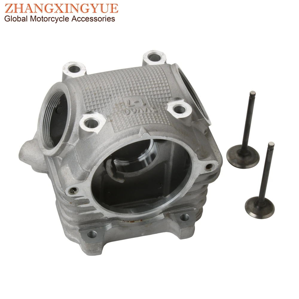 Wyścigi głowica cylindra + duży zawór 28/24mm dla Yamaha Mio 5vv sportowy Fino duszy Nouvo 4-suwowy