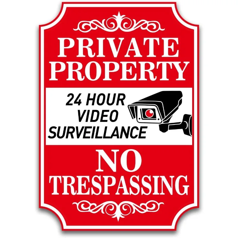 ملصق لاصق لتزيين السيارة، لافتات مراقبة فيديو لمدة 24 ساعة، لافتة كاميرا أمان للأعمال، 13 سم PVC KK #3