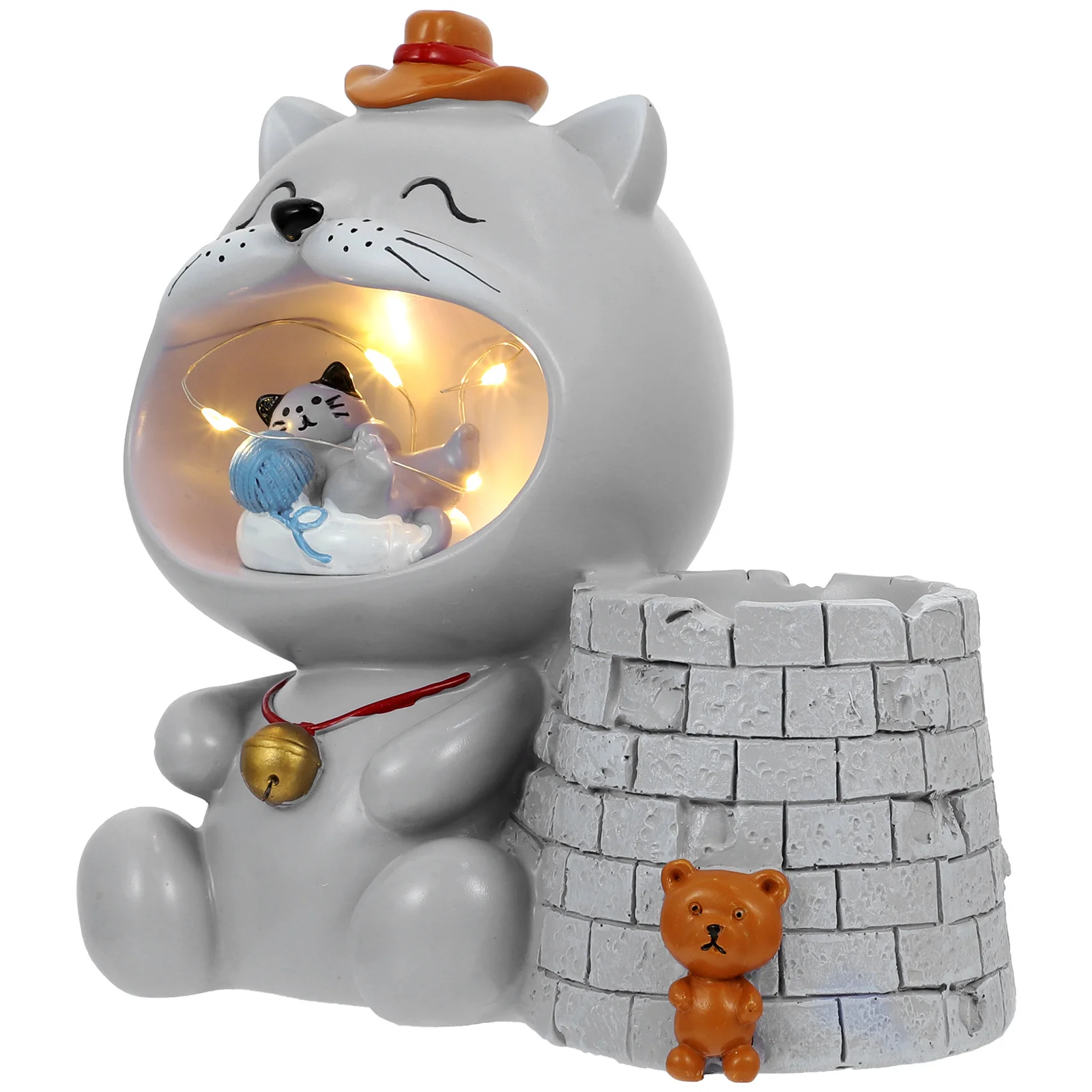 

Lovely Bear Gifts Pen Holder for Desk Cute Cat Design Creative Frog Animal Pencil