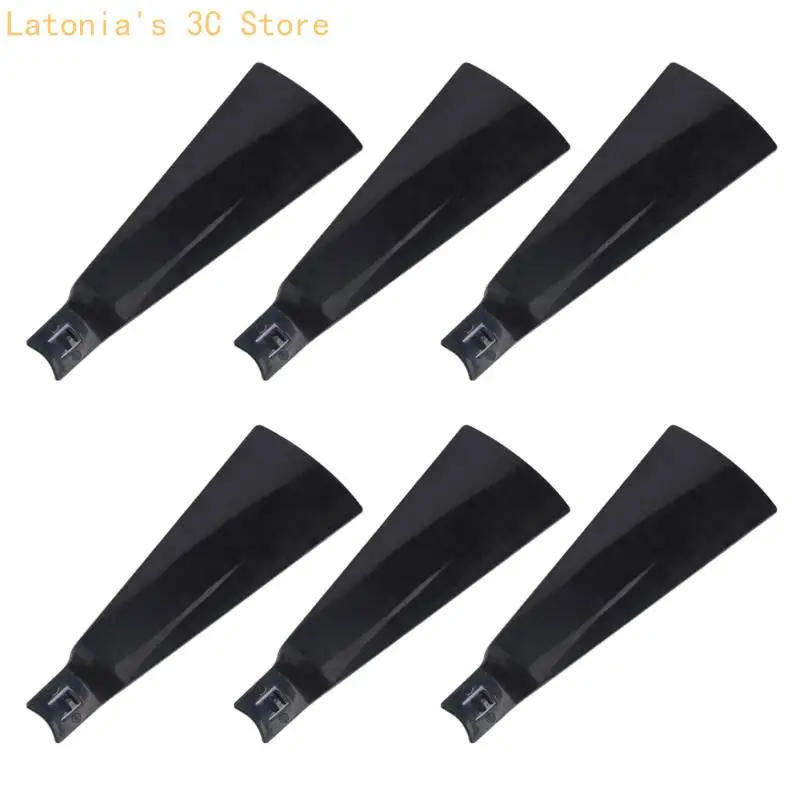 6Pcs ABS Fan Klinge Für 30W E27 Fan Licht Ersatz Kleine Decke Fan Licht für Schlafzimmer Wohnzimmer energiesparende X3UB – Detail 10