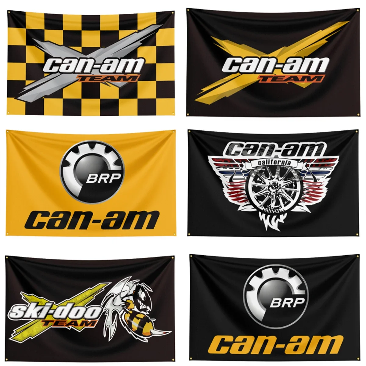 Banner 90X150CM 3X5FT Can-am Brp Flag Polyester Printed Car Banner For Decor