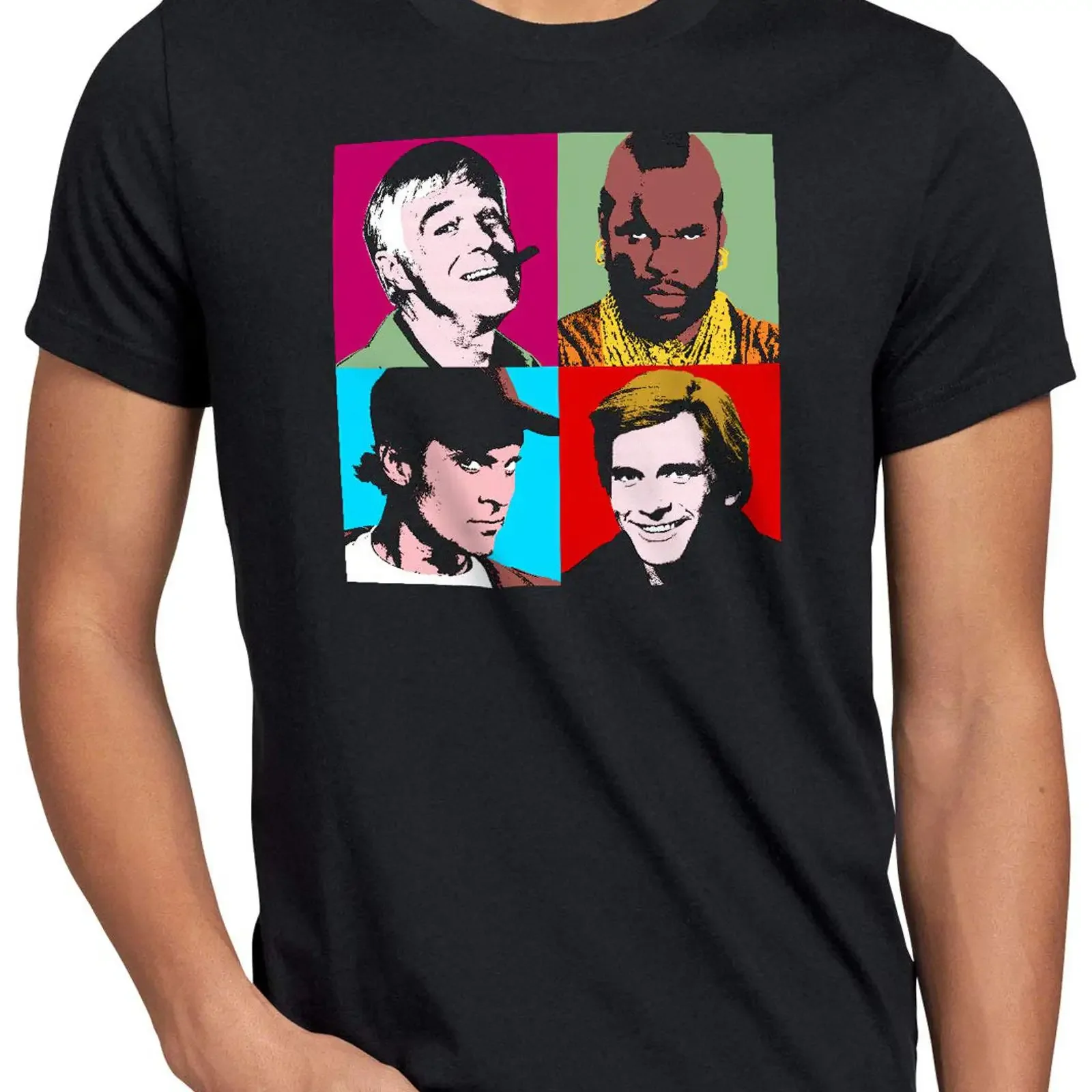 style3 The Team Men's T Shirt Minivan a Hannibal Murdock vintage Washed graphic Stylish Casual Soft designer clothes streetwear