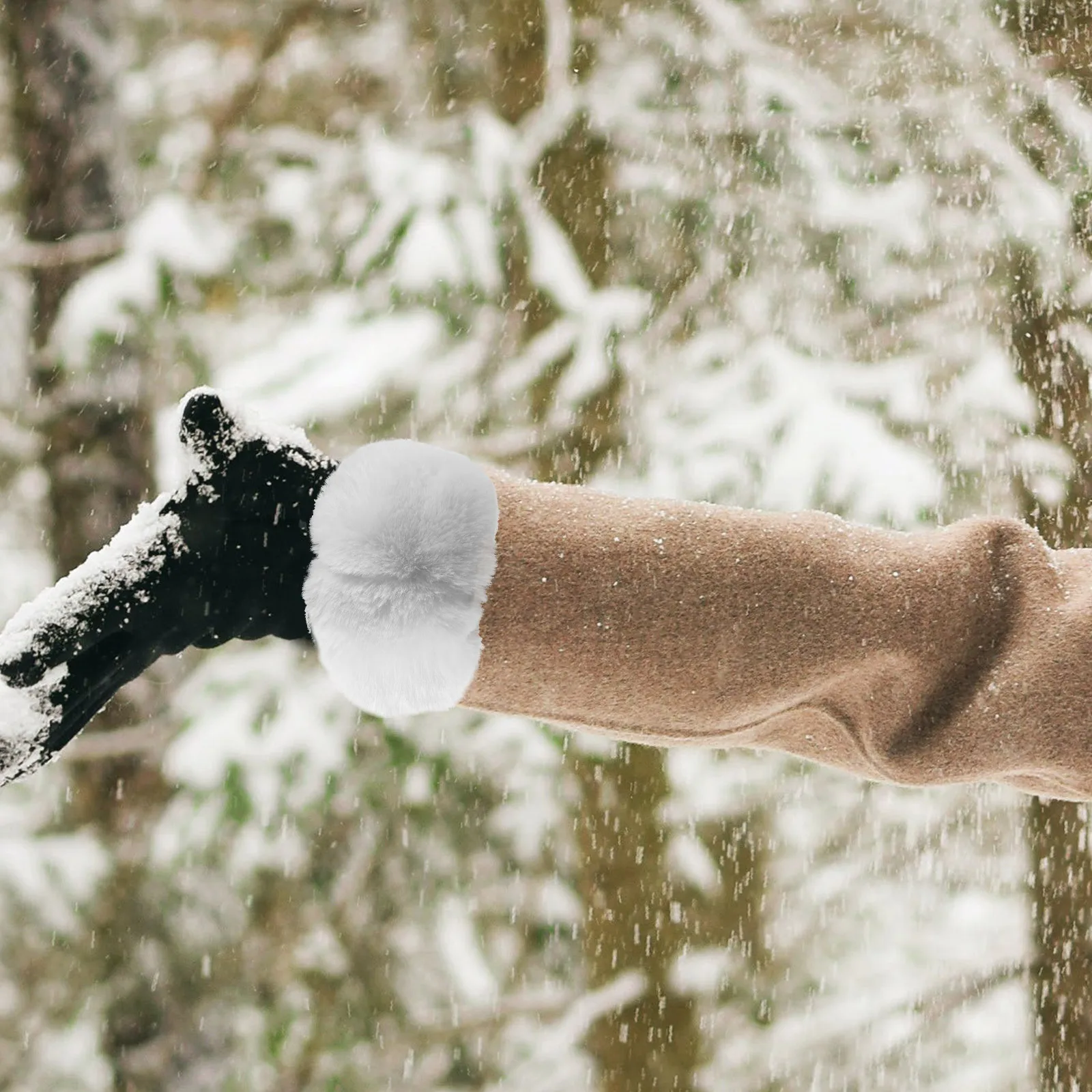 أصفاد معصم نسائية شتوية دافئة ومريحة ومرنة وصناعة جيدة وتصميم بسيط ومناسبات مختلفة وأصفاد معصم #6