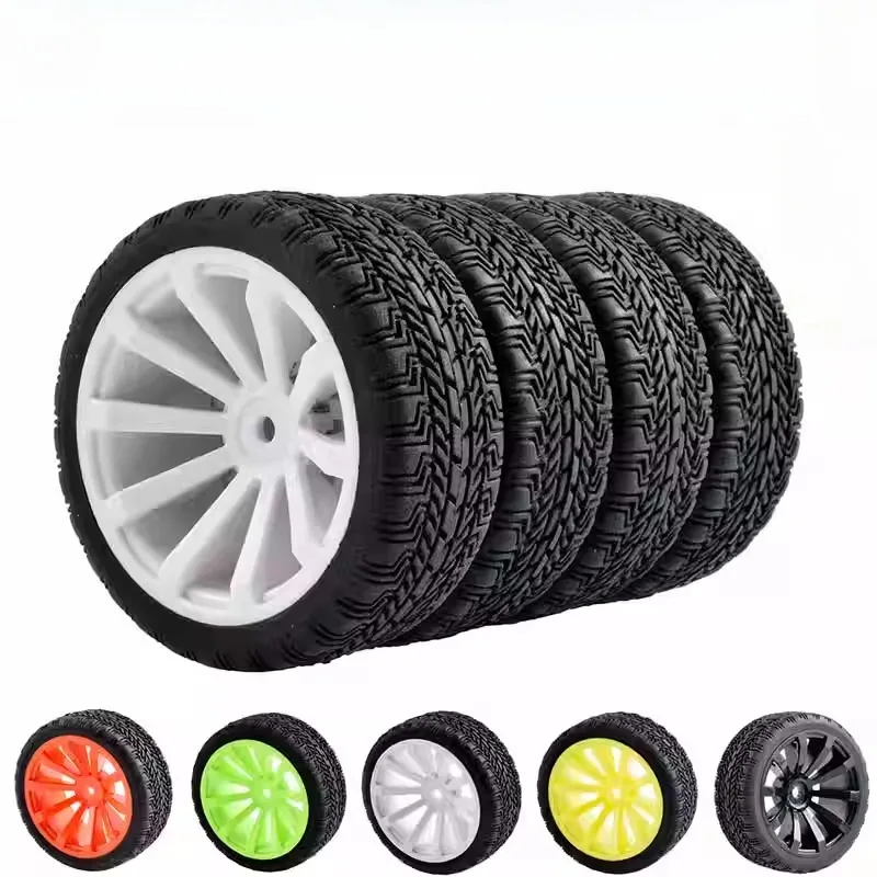 

FOR 1:10 flat tires touring car road racing street tires strong grip 94123 HSP 94122 cherry blossom D3 D4 6087