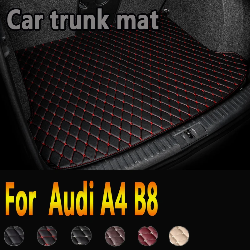 

Car Floor Mats For Audi A4 B8 2010 2011 2012 2013 2014 Custom Car Trunk Mat Cargo Liner Carpet Interior Accessories Cover