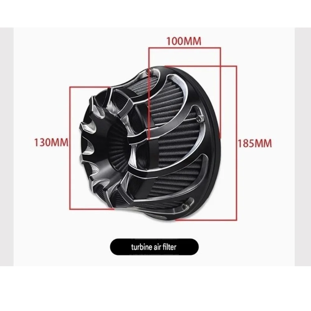 High-quality, direct-fit left-side decorative cover (turbo-style air filter look) for the Benda Rock 707 Ultra Edition.