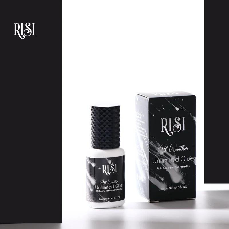 

RISI Waterproof Lash Glue Any Humidity And Temperature Eyelash Glue Adhesive Lash Extension Glue Lashes Adhesive Eyelashes