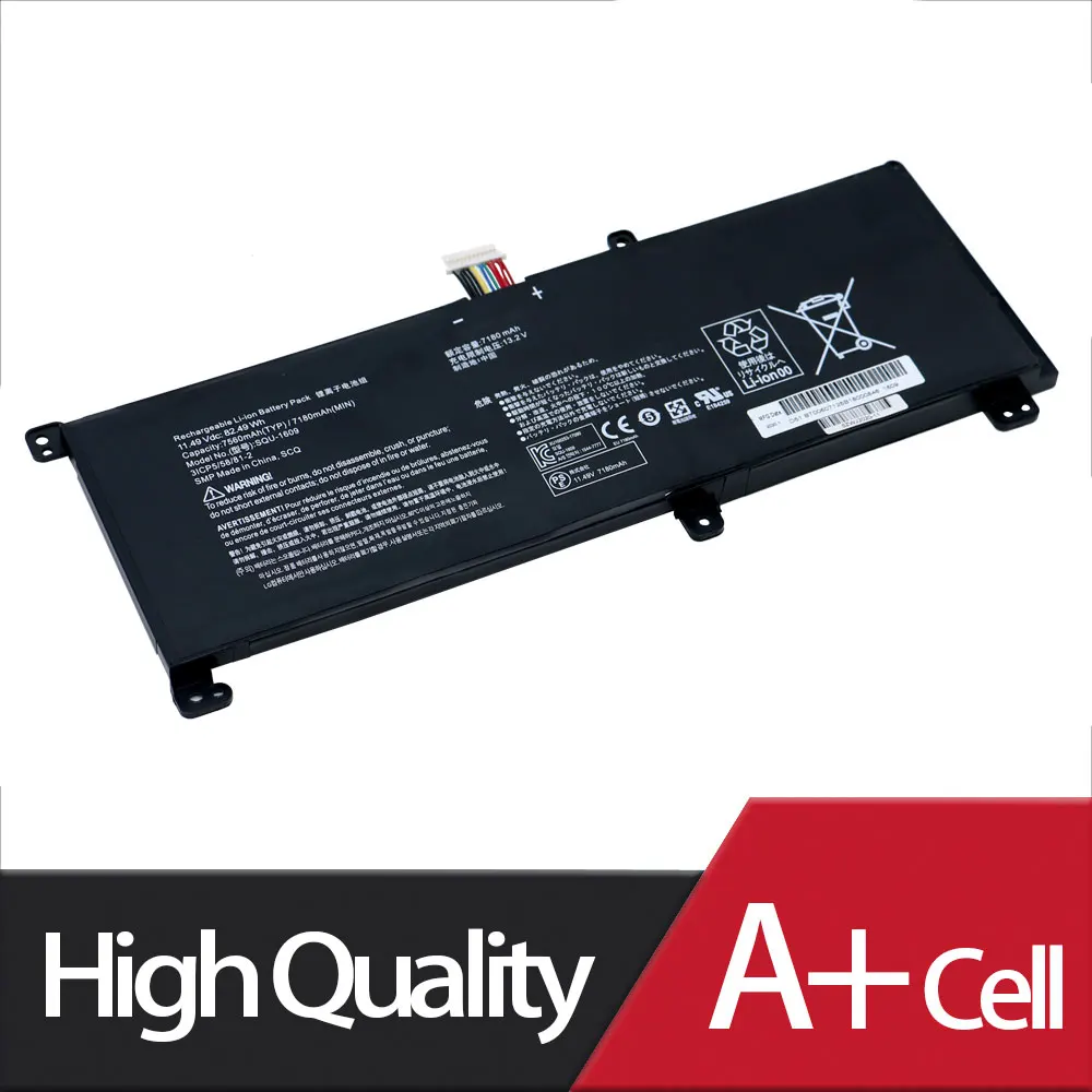 New SQU-1609 SQU-1611 Laptop Battery For HASEE 31CP5/58/81-2 Tablet Bateria akku SQU-1609 SQU-1611 SQU-1710 SQU-1713  7180mAh