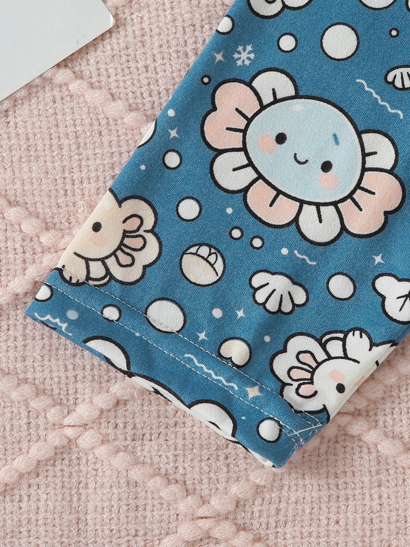 2-teiliger Kinder-Herbstanzug mit süßem Meerjungfrauen-Print, lässiger, warmer Anzug für Jungen und Mädchen, bequeme Hauskleidung, langärmelige Hose – Detail 16