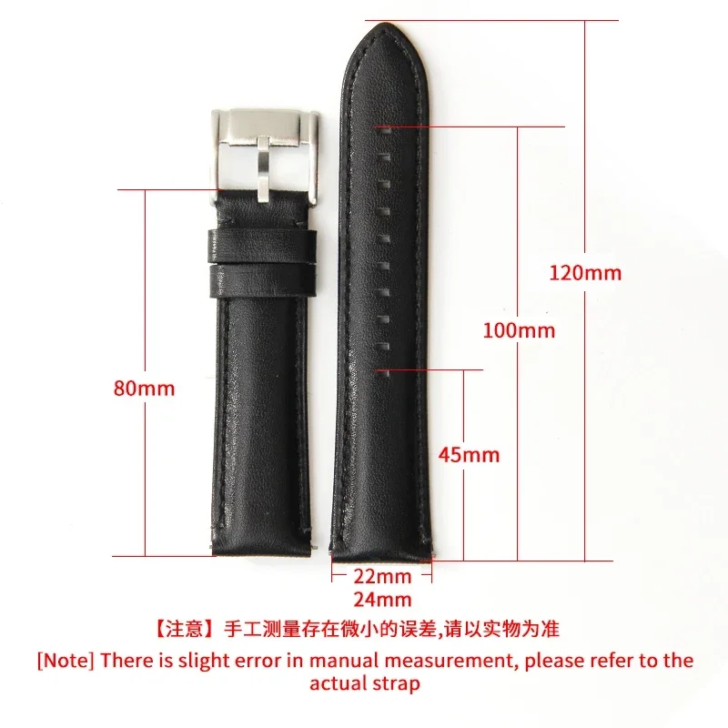 أربطة ساعة من جلد البقر الأصلي مع إبزيم إبرة للرجال ، أربطة ساعة قابلة للتنفس مقاومة للعرق ، أحفور Fs4813 ، Fs4735 ، سلسلة ذكية Q ، 22 ، 24 وقي