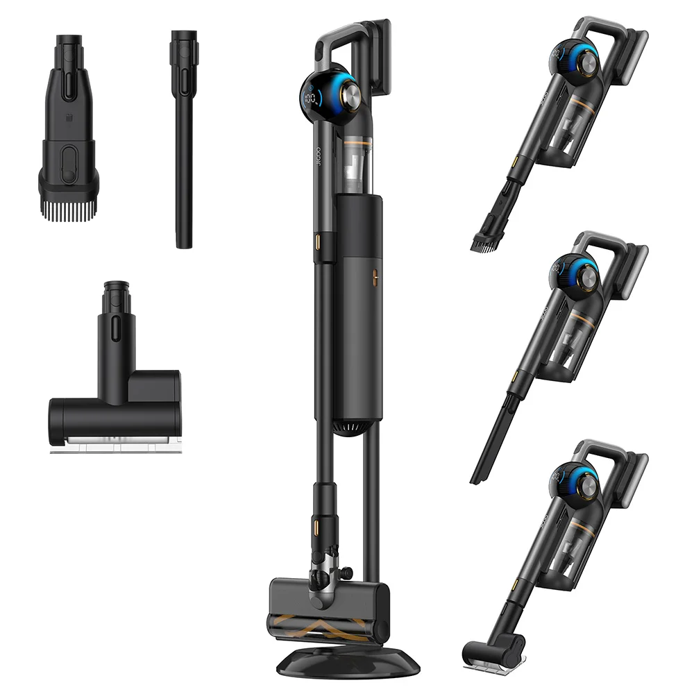 

EU Stock Hotsale JIGOO V700 Cordless Vacuum Cleaner Station with 2.5L Dust Capacity And Auto Dust Collection