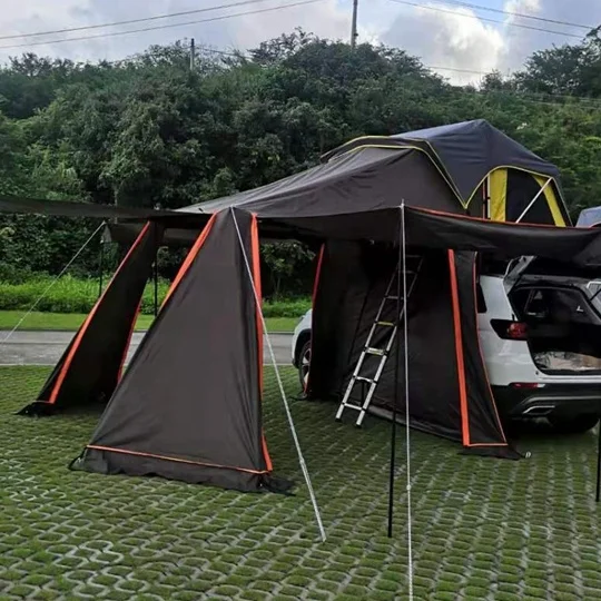 

Yuan Gu Waterproof 4WD Offroad Car Camping Roof Top Tent Sun Shelter annex tent