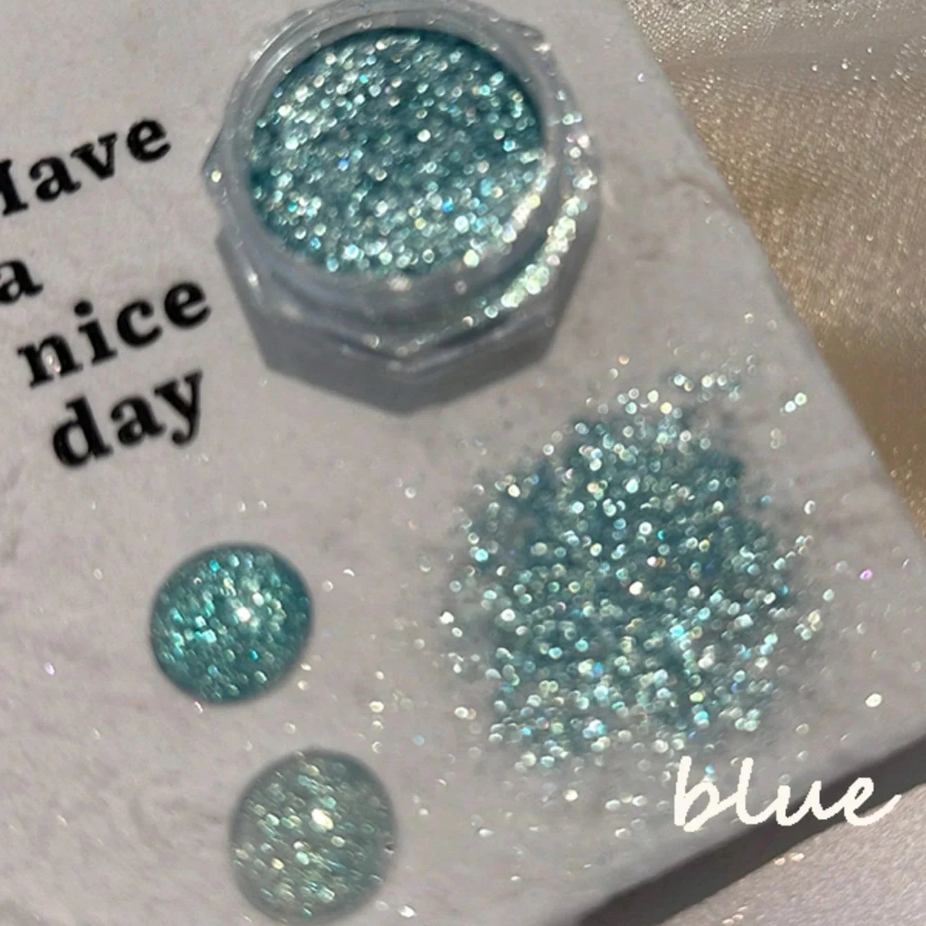 海塩クリスタルダイヤモンドネイルパウダー、超微細グリッターシュガーネイルパウダー、DIYネイルアート、スノーフレークデザイン