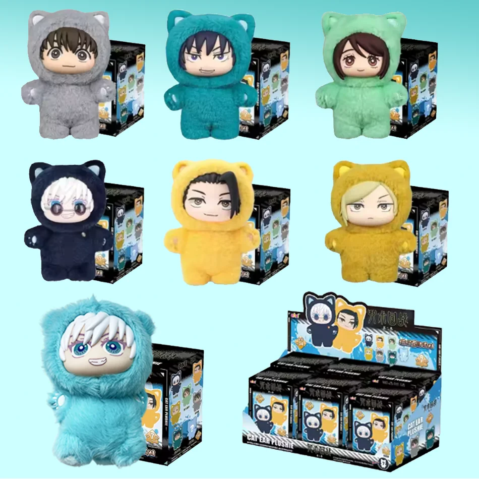 

Jujutsu Kaisen 2 Cat Ear Plushie Series Blind Box Mystery Box Anime Figure Room Decoration Collection Kids Gifts birthday gift