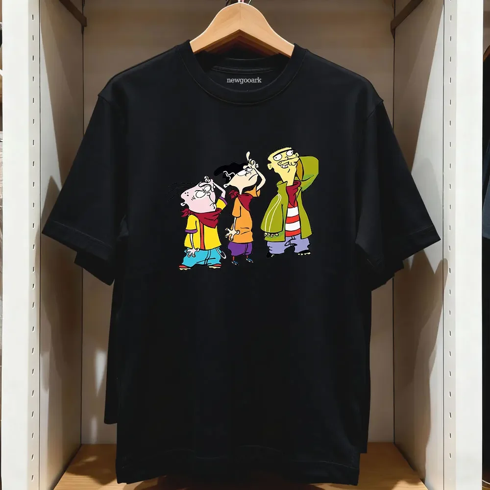 Ed Edd n Eddy t-shirt Woman Man Casual Cotton Graphic T Shirts Adult Streetwear Camisetas Tops Tee Short-sleev Boyfriend