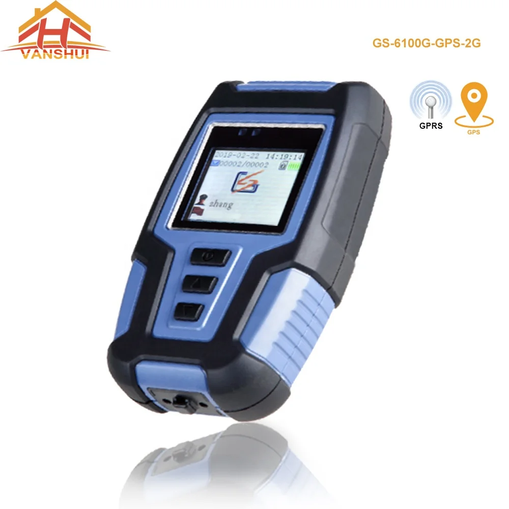 RFID Guard Tour System with GPRS and USB Port Waterproof IP68 And GPS Function(GS-6100G-GPS-2G)