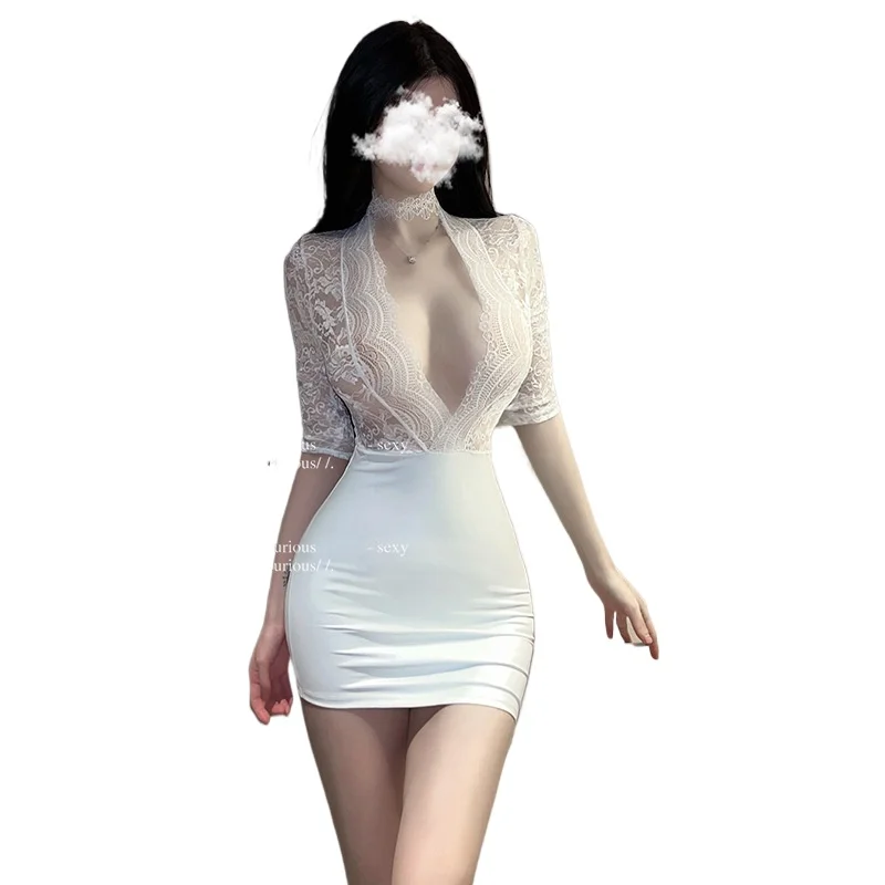 

Erotic Lingerie Flirting Hot Nightgown Bed Free Passion Seduction Sexy Uniform Female Secretary Cw68150