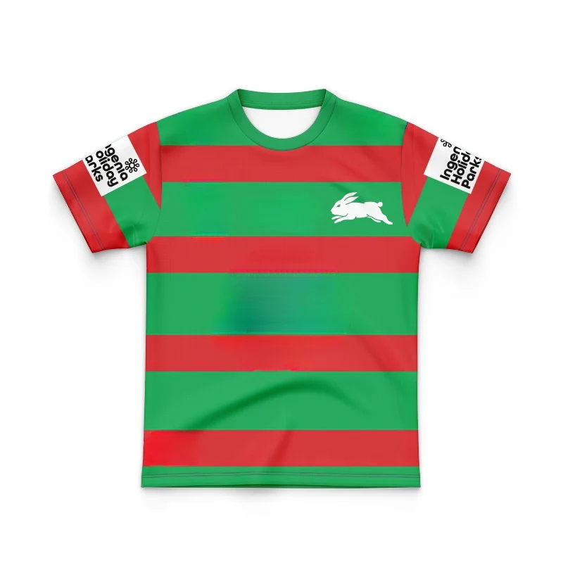 

KIDS South Sydney Rabbitohs 2024 Youth Training Shirt(Custom name and number )