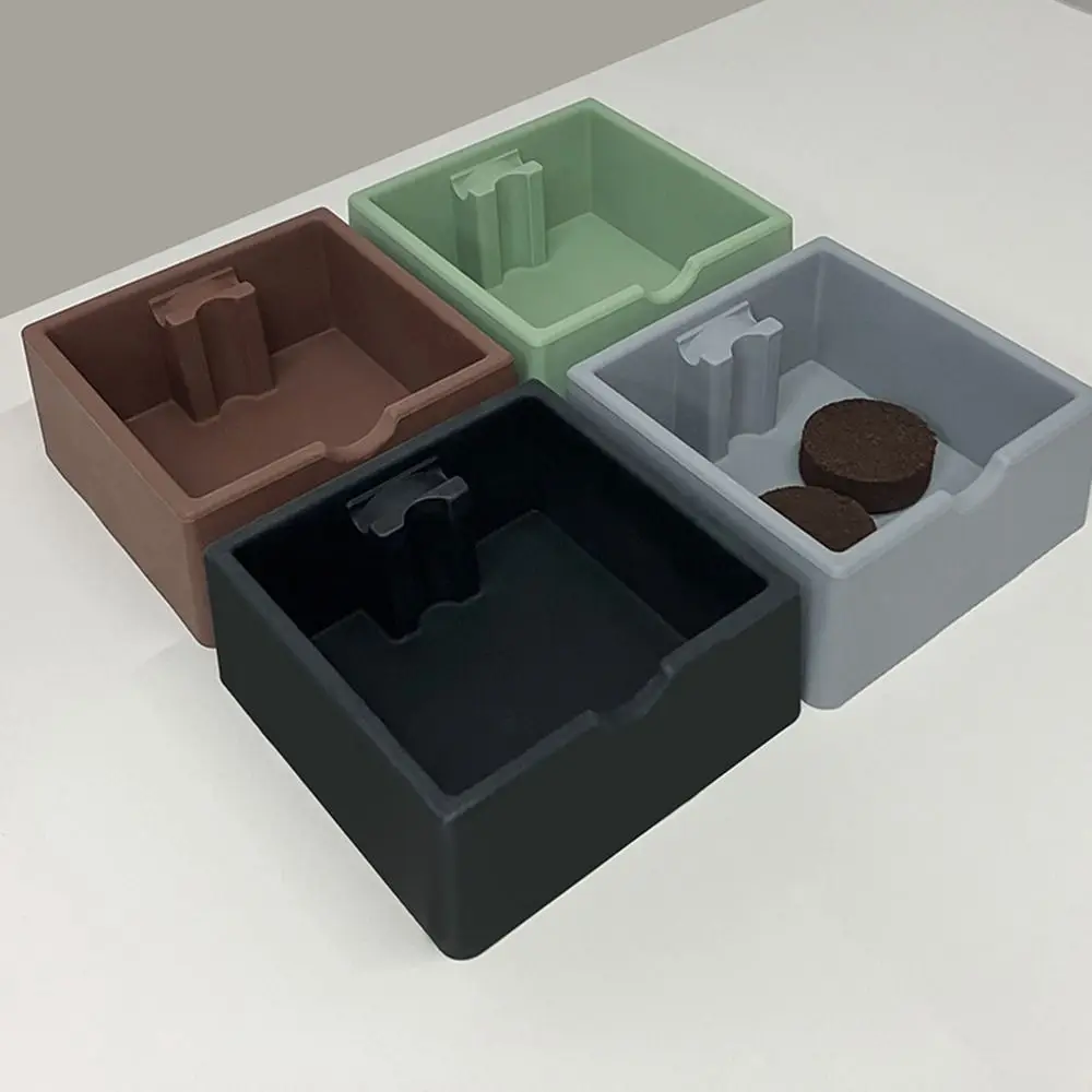 

Non-Slip Coffee Knock Box 1.5L Capacity Shock-Absorbent Coffee Grounds Container Reusable Enhanced Manipulation Coffee Waste Bar