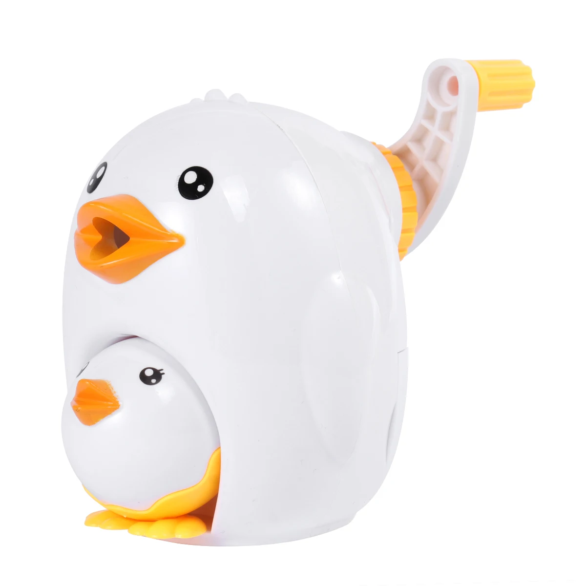 

Cute Duck Pencil Sharpener Lightweight School Supplies Kids Desk Ornament Creative Gift White Color Student Stationery