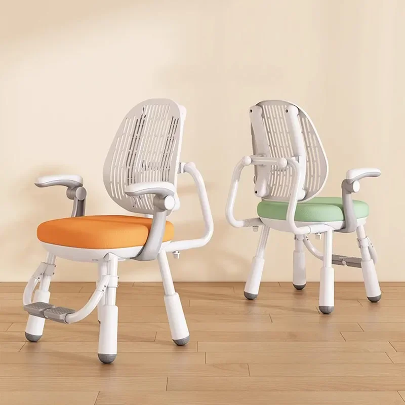 

Desk Chair Girl Kids Room Furniture Wood Plastic Children Growing Table Child Foldable Armchair Recliner Chairs Kindergarten