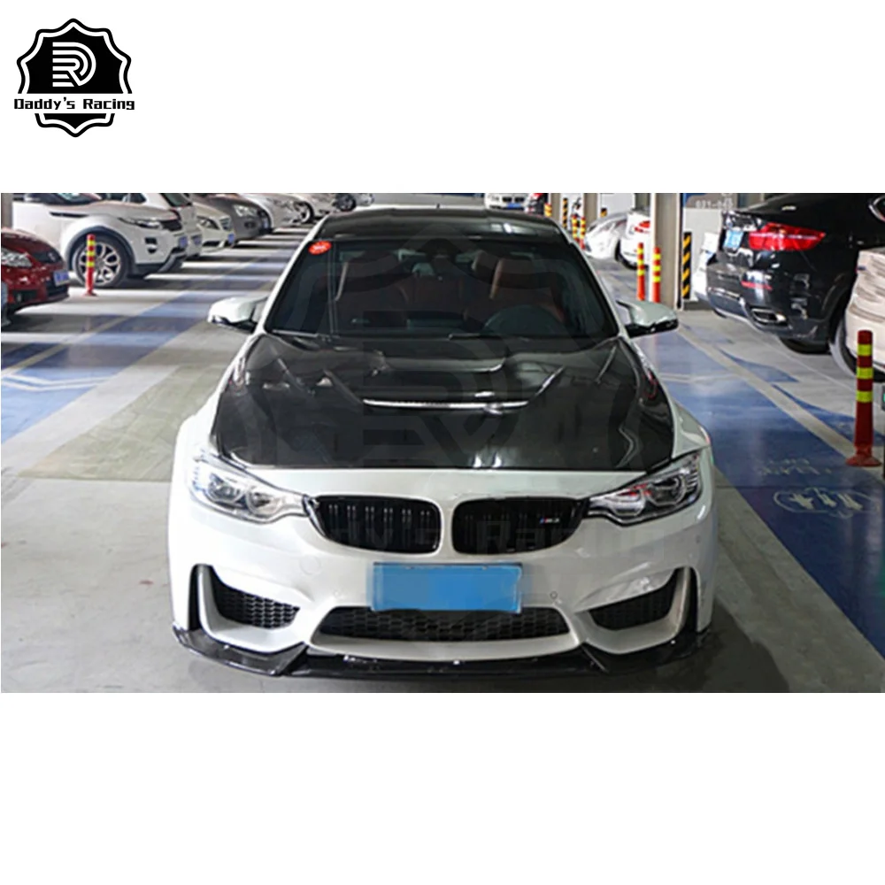 VS Style Carbon Fiber Body Kit Fit For F8X F82 M3 M4 Front Lip Diffuser Side Skirts High Quality