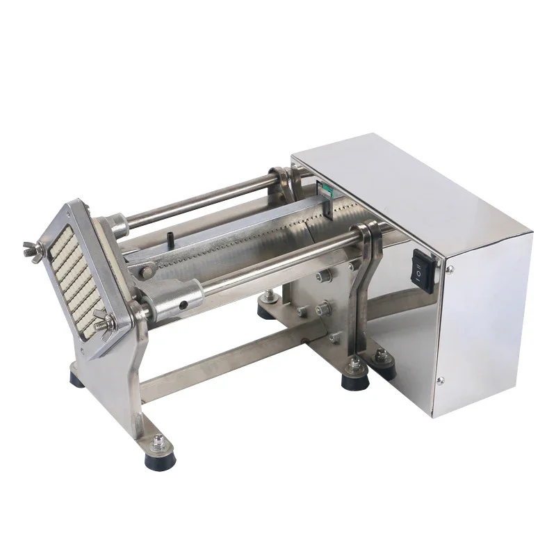 JG01 التجارية 60 واط منخفضة الطاقة الكهربائية الفولاذ المقاوم للصدأ آلة البطاطس المقلية آلة تقطيع البطاطس قطع البصل الخيار الفجل