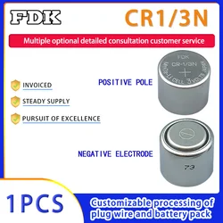 FDK Nowa bateria litowa 1PCS CR-1/3N CR13N 3V 160mAh do aparatu Leica M6 M7 Zegarek PLC Pamięć Zapasowa Zasilanie Suchy Akumulator podstawowy
