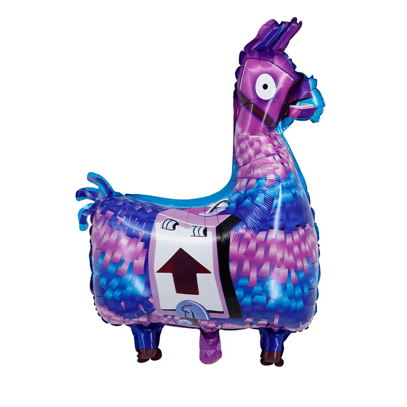 1set Fortnite Meloned Theme Happy Birthday Balloons Game Family Decorations Party Toy Shower Foil Latex Ballons Birthday Gift view 3