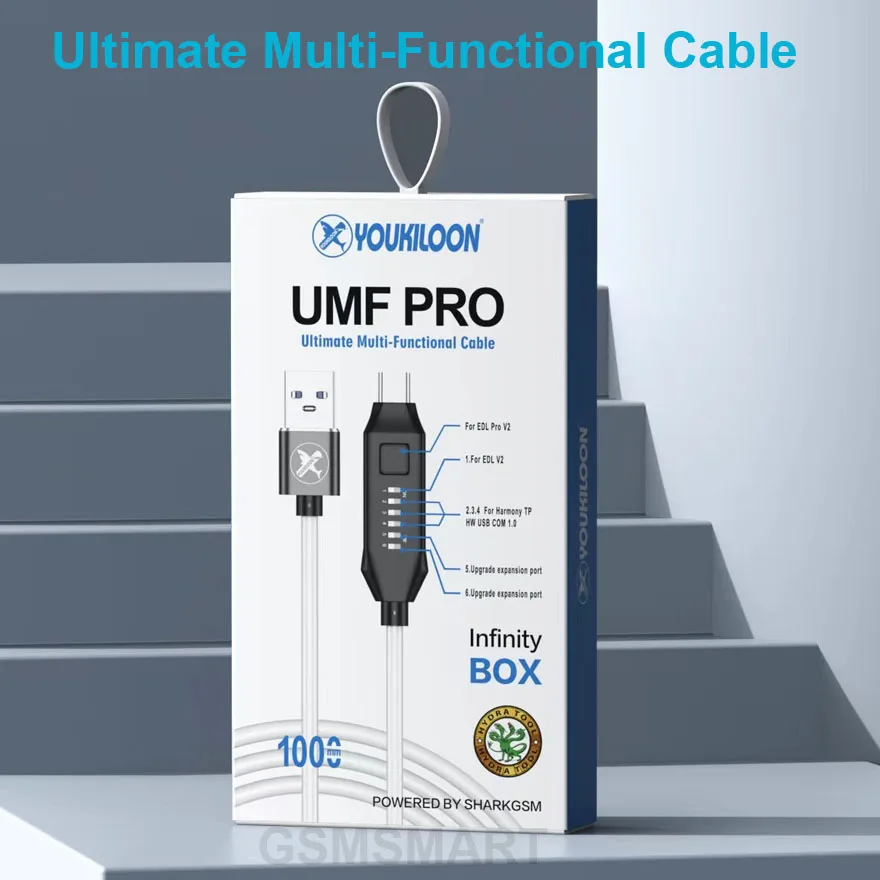 أقصى كابل UMF Pro متعدد الوظائف ، UMF كل الحذاء ، EDL V2 للتناغم TP HW USB ، COM1.0