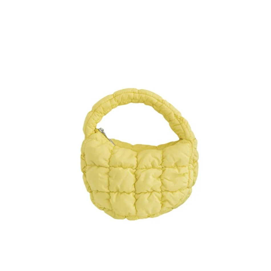 

2025 spring new quilted texture cloud bag pleated bubble handbag Korean version of the casual female cell phone bags