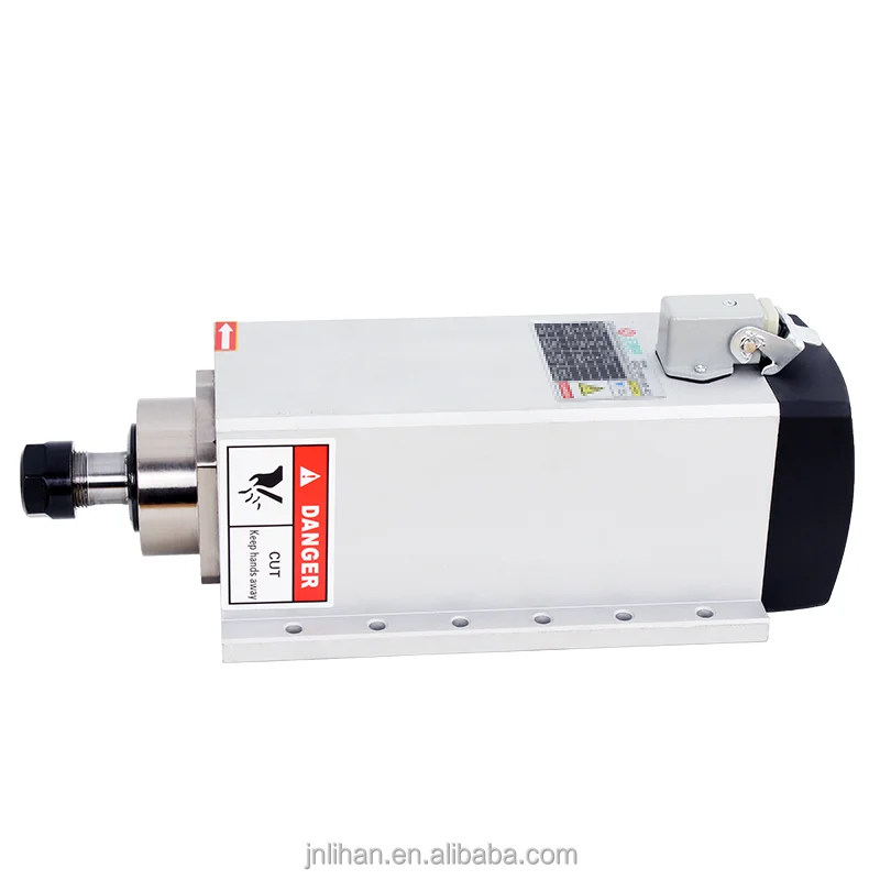 Powerful square Cnc Spindle GDZ ER20 18000rpm Cnc air Cooled Spindle Cnc Spindle Motor
