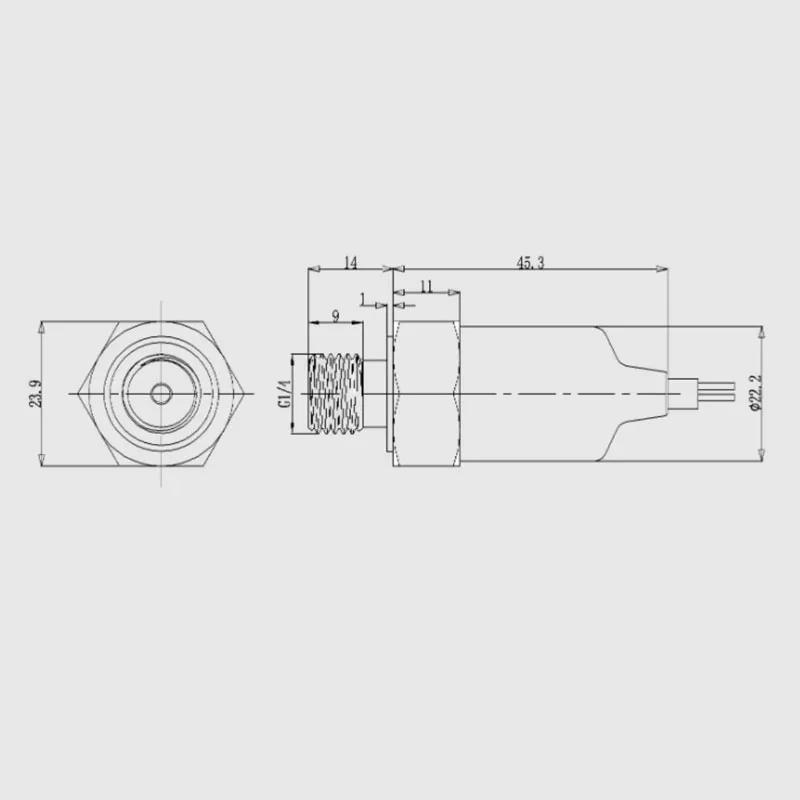 Universal stainless steel explosion-proof digital diffusion silicon - special sensor for air compressors