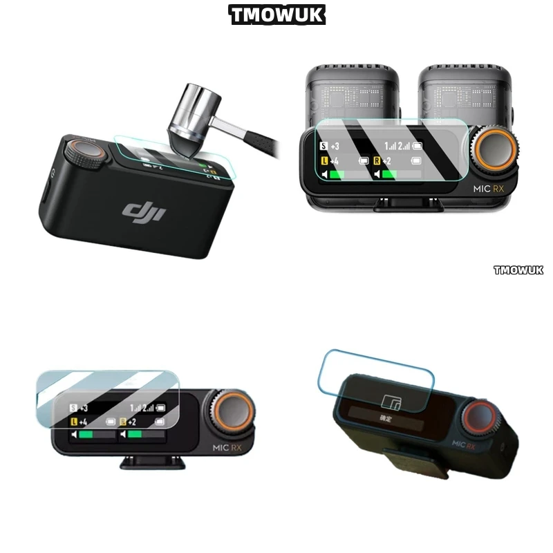 

Smudge - Resistant Tempered Glass Protector For DJI Mic 2 - Protect Mic2 Accessories