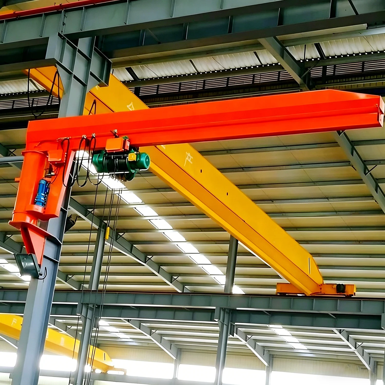 Customized Best Price Wall Mounted Jib Crane 250kg 500kg 1Ton Electric Lifting Equipment Electric Rotation Featuring Motor Beari