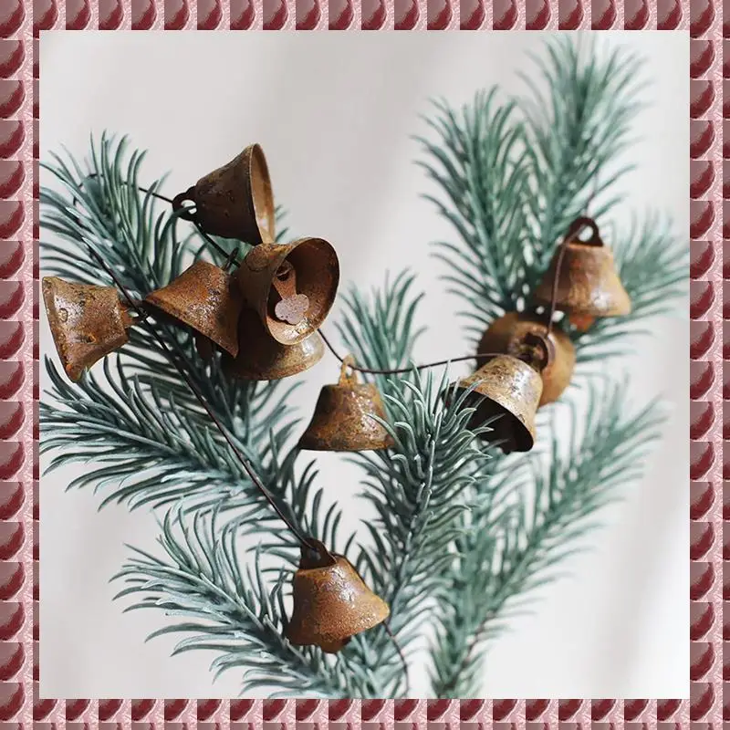 

A95G 100 шт. мини-колокольчики, рождественские колокольчики, для изготовления колокольчиков в виде венка, праздничные украшения дома (иржавые 1 дюйм)