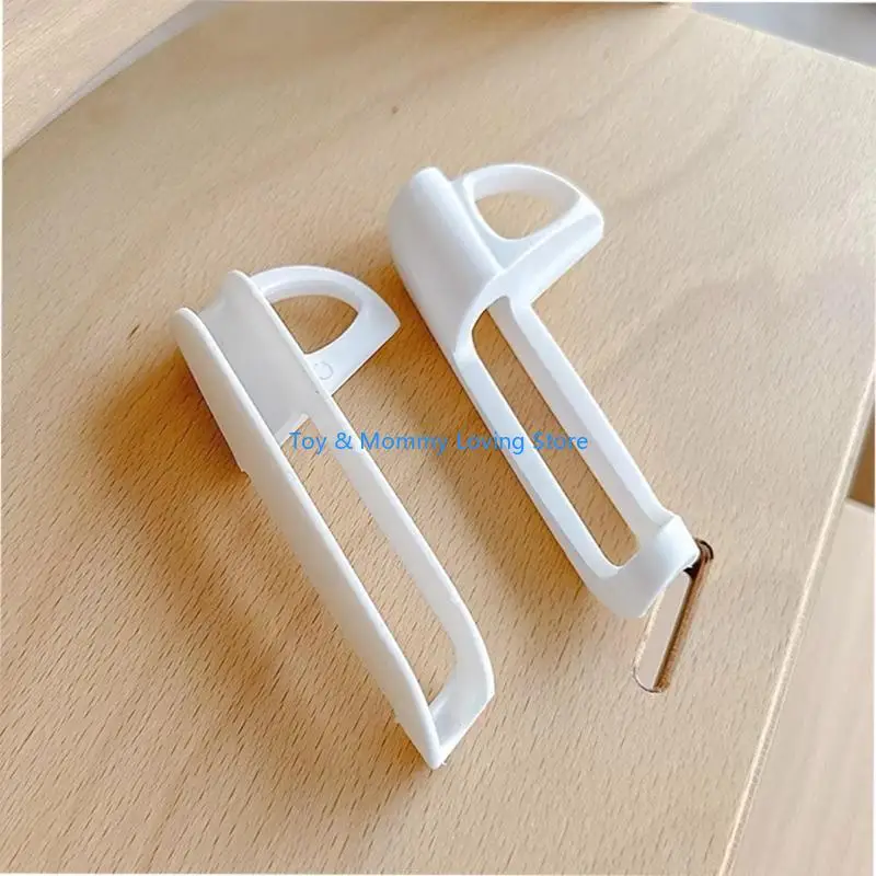 Y1QF 2 قطعة مشبك حزام أمان سريع التحرير لكراسي تناول الطعام للأطفال الصغار، أبازيم آمنة سهلة التجميع، تصميم خفيف الوزن #5