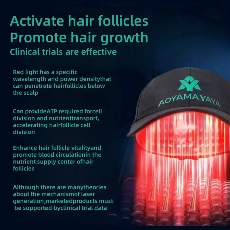 Hot Sale 308 Lase Cap Red Light Therapy Hair Lase Hat for Hair Growth Red Cap Hair Growth Products Fast Grow Red Light Hat