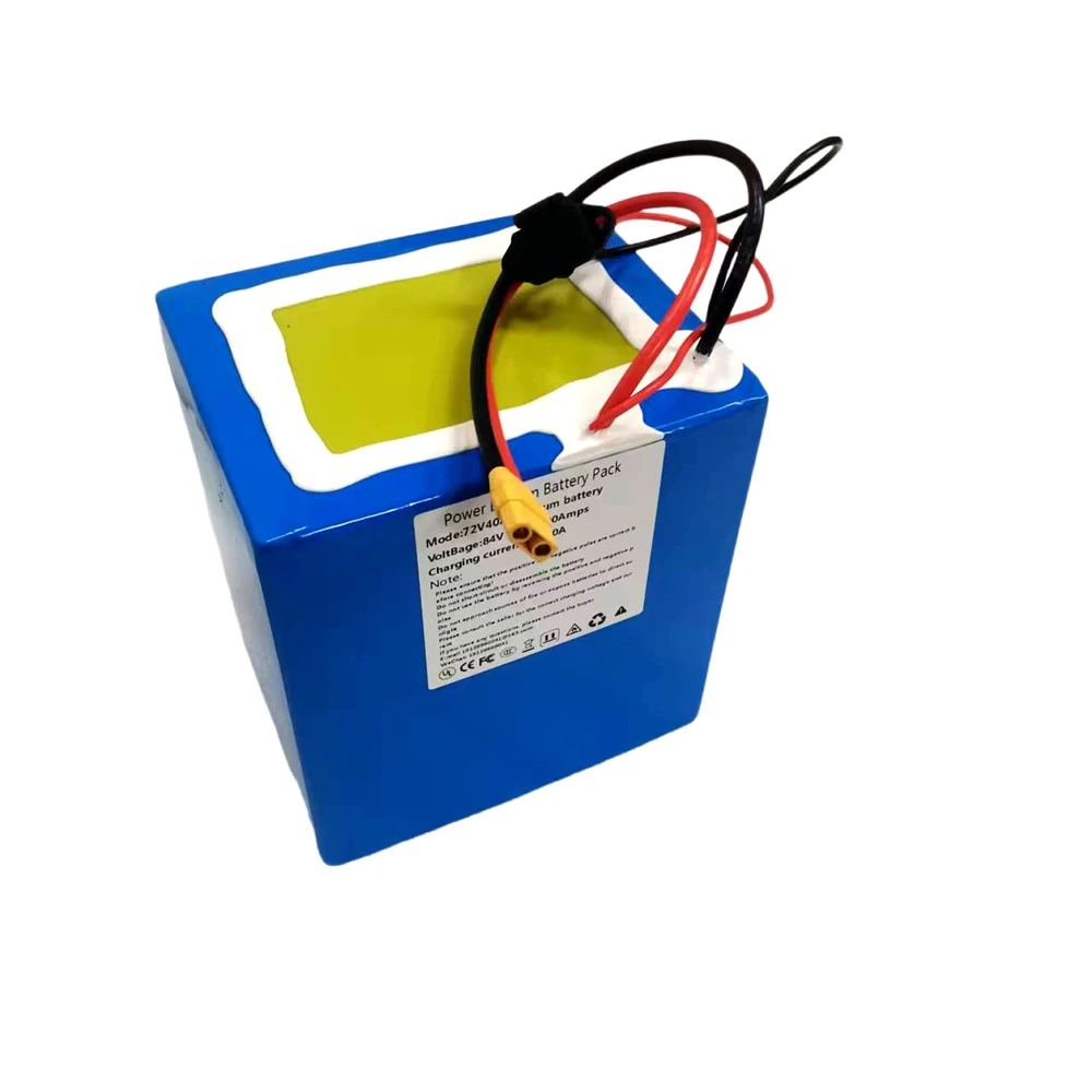 Batterie d'alimentation Lifepo4 pour vélo électrique et scooter, grande moto, charger haute capacité, 60V, , 80Ah, 100Ah, 120Ah