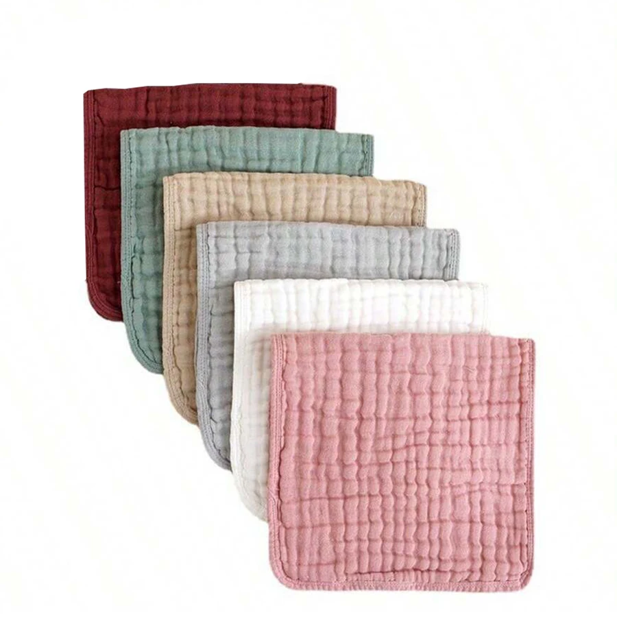 Baby Burping Cloth Absorbent Soft Towel Long Wash Cloth Face Towel Girls Boys Hand Towels Infant Bibs Washcloth Baby Items