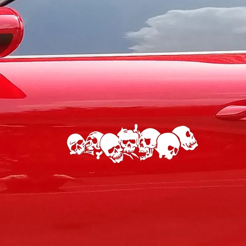 

1PC Car Stickers Skull Decal Car Windows Decal Laptop Stickers Car Accessories Waterproof Vinyl Decal