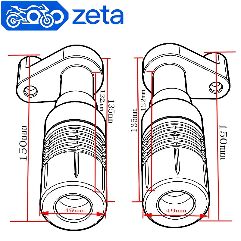 

Frame Sliders Crash Protector Motorcycle Engine Pad Falling Protection For KAWASAKI Z1000SX 2011 2012 2013 2014 2015 2016