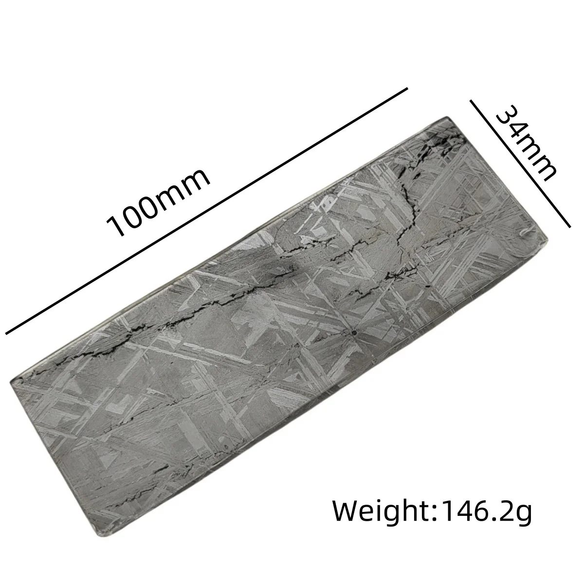 

146.2g Namibian Gibbon Iron Meteorite G Iron Ore Section Specimen Slices Collectable and Processable-TC195