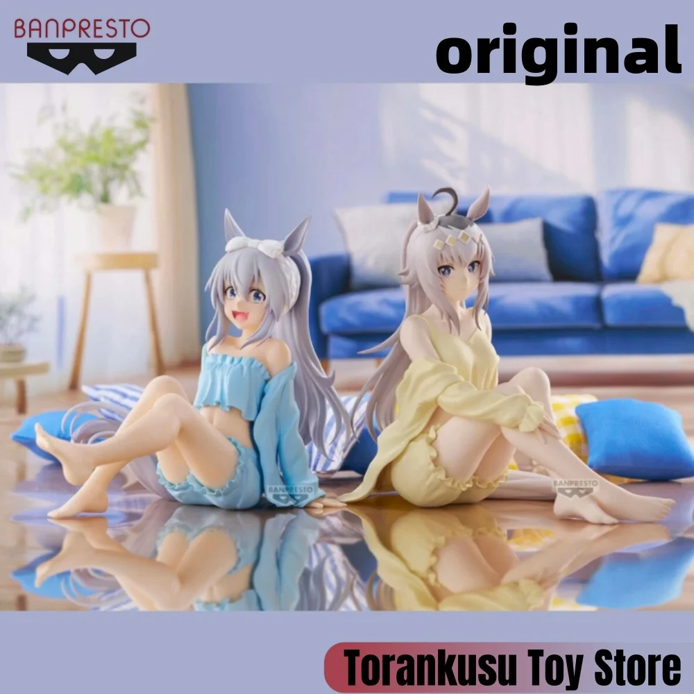 

Banpresto Pretty Derby Anime Oguri Cap & Tamamo Cross Relax Time Action Figures Model Figurine Original Toys Collection Toys