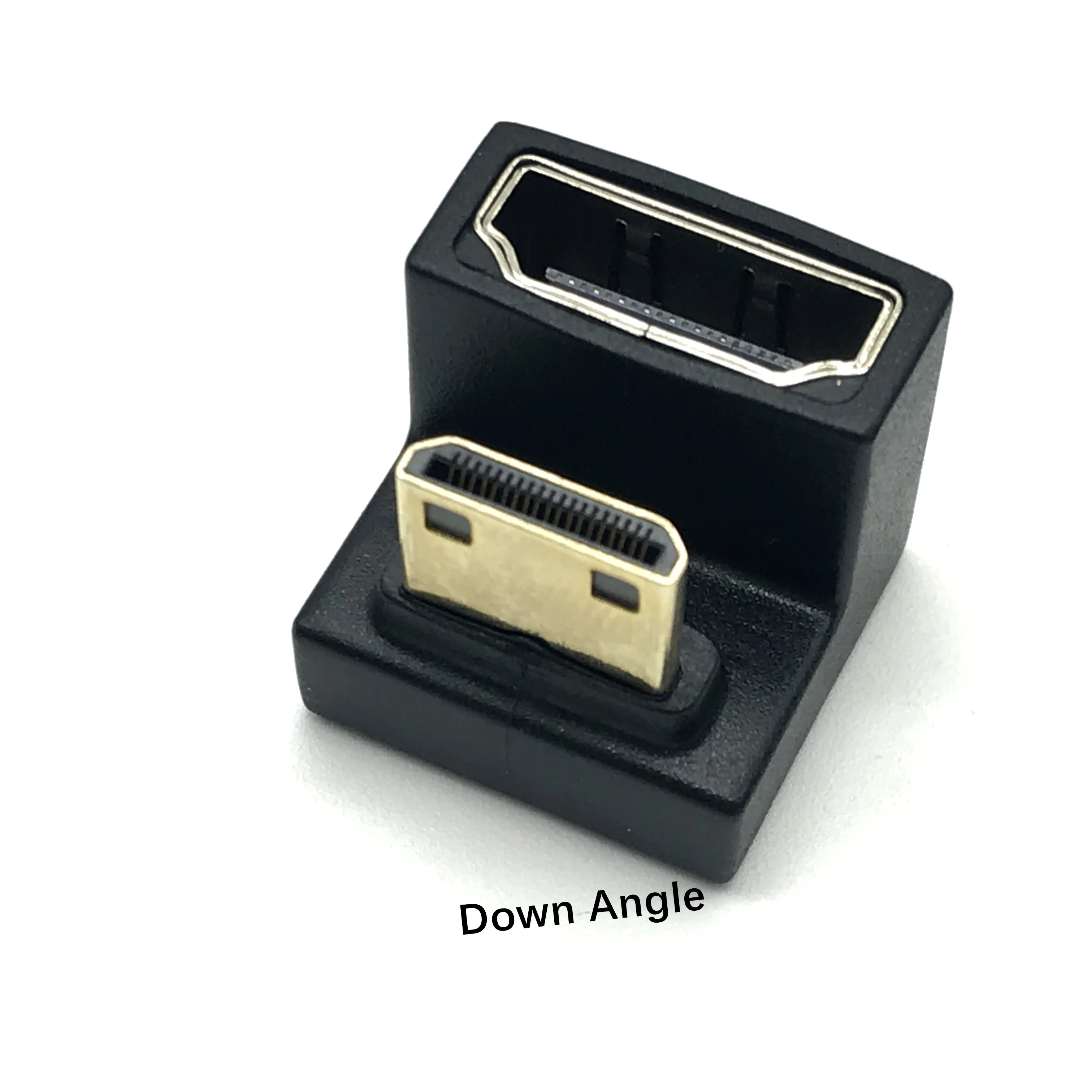 角度付きミニコンバーター360 °,ミニHDオス-HDMI,互換性2.1v,メス拡張4k 8k 60hzアダプター