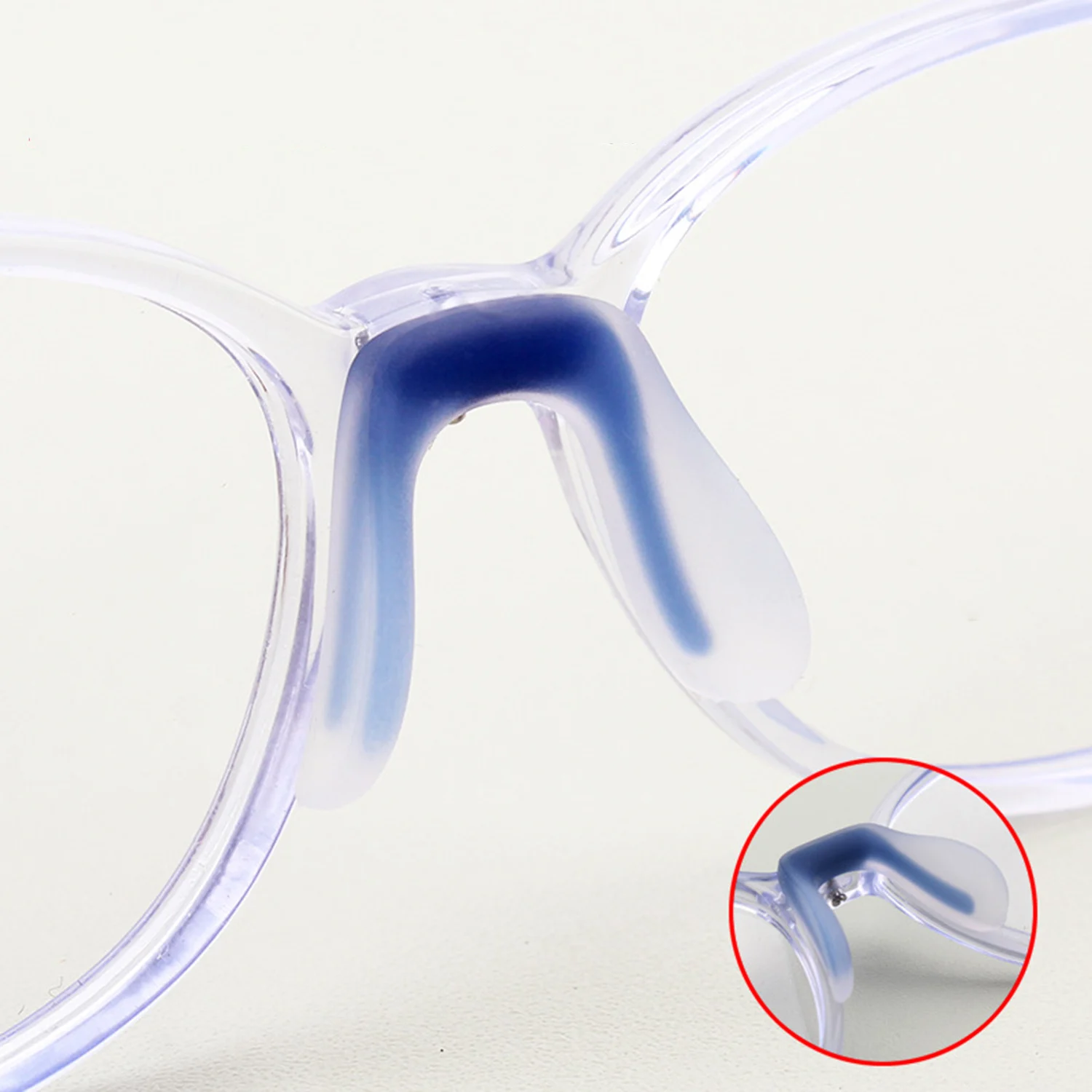 1pcs Silicone Glasses Nose Pads U Shaped Anti Slip Insert Nose Pad For Eyeglasses Sunglasses Spectacles Eyewear Accessories