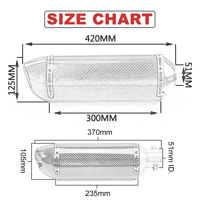 Uniwersalny motocykl wydechowy tłumik dla Yoshimura R77 DB zabójca ucieczka Moto dla Yamaha Tmax530 R3 S1000RR Ninja 250 nmax155 zx6